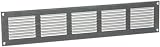 EUROPLAST 500x100mm Galvanised Metal Air Vent Grille Cover with Insect Mesh view 7
