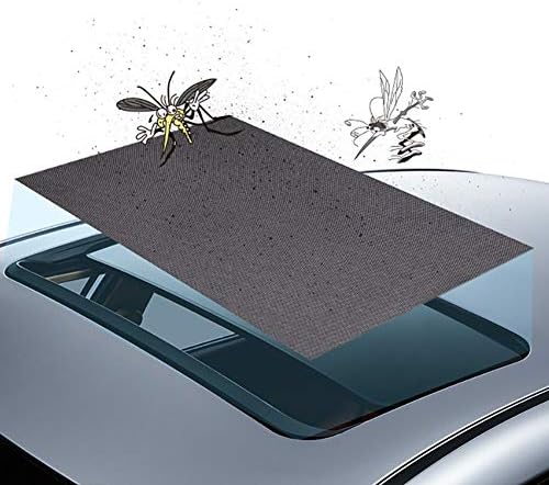 Mosquito car sun canopy, sun umbrellas, skylight roller blind shading net sun shade sun shade sun shade mosquito-net for anti-bugs, block of UV-portable and practical magnetic closure installation
