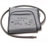LotFancy D-Ring Cuff Replacement H-003D H-CR24 for Omron Upper Arm Blood Pressure Monitor BP710 BP742 HEM-432C HEM-711AC HEM-712C HEM-712CLC ELITE7300W, Large 9-17 Inches