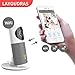 Clever Dog 2nd Generation 960P 120°Wide Angle Lens Wireless wifi security camera with night vision,motion detection,alert message Support Max 128GB SD card for Iphone Ipad Android（with adaptor)(Grey)