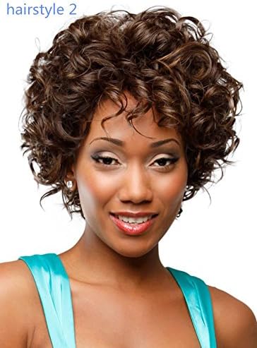 2017 Trendy Afro Short Curly Wig for Black Women/3 Hairstyles