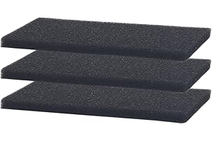 WalkCleaner 3pcs Primary filter washable cotton for Smoke Purifier ZK001/ZK001A/ZK002,Fume Extractor for laser engraver,Smoke Absorber Remover,Solder Fume Extractor,14.38"x6.9"x0.79"