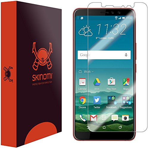 SkinomiScreen Protector Compatible with HTC U11 EYEs Clear TechSkin TPU Anti-Bubble HD Film