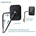 Black Diamond Rectangular Shake-proof Off-Road Door Off Side Rear View Mirror Compatible for Jeep Wrangler JK JKU CJ YJ 1997-2018, 2018 JL - Pack of 2
