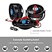 Welltop Car Cooling Fan 12V Auto Oscillating Car Air Fan with Dual Head 2 Adjustable Speeds Quiet Strong Dashboard Cooling Fans DC Electric Car Fans for Sedan SUV RV Boat Auto Vehicles Golf