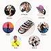 50 Pack Hair Bands Hair Rope for Girls and Womens Hair, Elastic Hair Ties for Thick Hair, High Stretch Ponytail Holders Hair Rubber Bands, Non slip No Damage Premium Hair Accessories(10 Solid Colors)