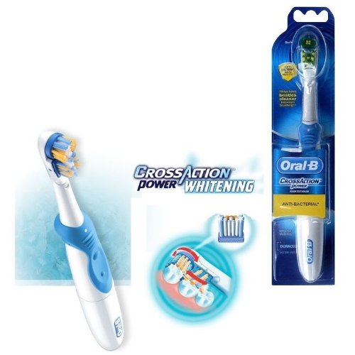 Braun ORAL-B B1010 クロスアクションパワーデュアルクリーンクレストホワイト電動歯ブラシ [並行輸入品]