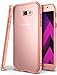 Ringke Fusion Compatible with Galaxy A3 2017 Case Crystal Clear PC Back TPU Bumper Drop Protection, Shock Absorption Technology for Galaxy A3 2017 - Rose Gold
