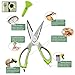 Bear Claws Meat Shredder and Kitchen Scissors, cut even Chicken Bones easily with the 8 in 1 Heavy Duty Shears for Poultry and the Strongest Meat Claws for Pulled Pork