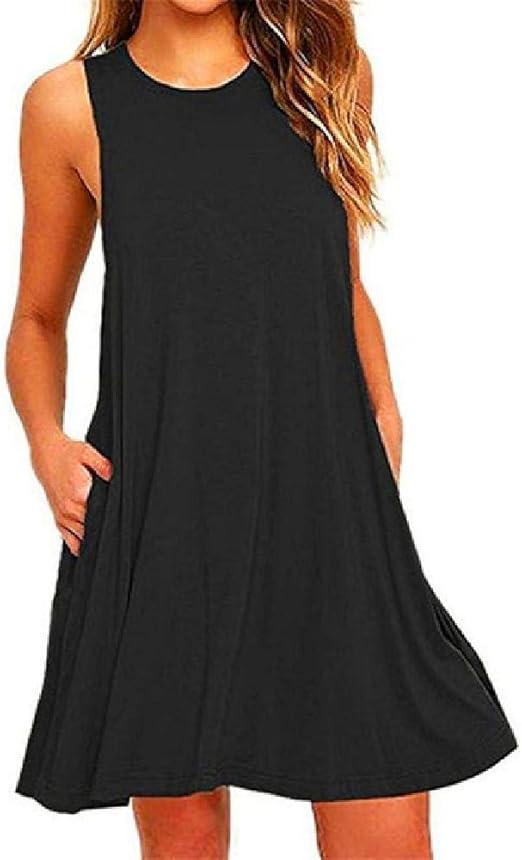 N\P Women's Summer TShirt Dresses Loose TShirt Dress Amazon.co.uk