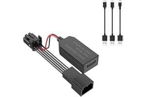 OthoKing Dashcam Power Adapter Compatible with Toyota Tacoma (15-23), Select Highlander, Tundra, Sienna; Honda Ridgeline & More Connects to Rearview Mirror, Built-in USB Power Source