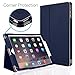CaseCrown Bold Standby Pro Case (Blue) for Apple iPad Air 2 with Hand Grip, Corner Protection, Multi-Angle Viewing Stand (Built-in magnetic for sleep/wake feature)