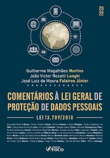 Livro Comentários à Lei Geral de Proteção de Dados Pessoais: Lei 13.709/2018