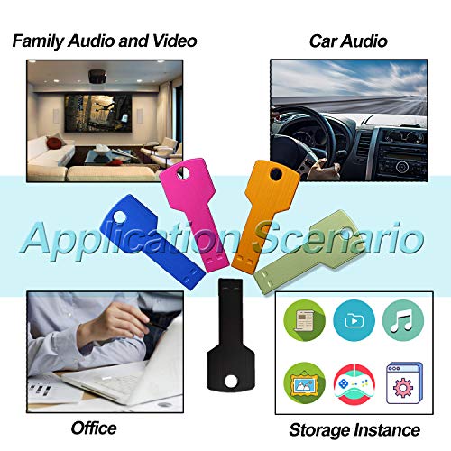 8GB USB Stick 10 Stück JBOS Schlüssel Modell Flash Speicherstick 8 GB 10 Pack USB2.0 Rotate Metall Schnellen… – Bild 5