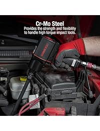 Sunex 2504 1 2 inch Wobble Extensiones llaves de impacto de disco, 4 piezas