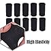 Finger Sleeves Support by Luniquz, Thumb Splint Brace for Arthritis Breathable Elastic Finger Tape for Basketball, Tennis,Baseball, Cricket, Volleyball, Badminton, Boating /Black