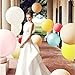 AZOWA White Balloons 36 Inch Big Round Balloon Pack of 6