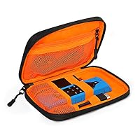 Shockproof Carrying Case for Fire TV Stick 4K with Alexa Voice Remote, Willkac Portable Organizer Bag for Electrics Adapters, Chargers,Multiple Storage Cosmetic Make Up Travel Bag