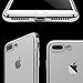 iPhone 7/8 Plus Case,Hallsen [Electroplating TPU] Ultra-Slim Transparent Crystal Clear Anti-Scratch Flexible Soft TPU Case Cover for Apple iPhone 7 Plus/iPhone 8 Plus 5.5inch - Silver