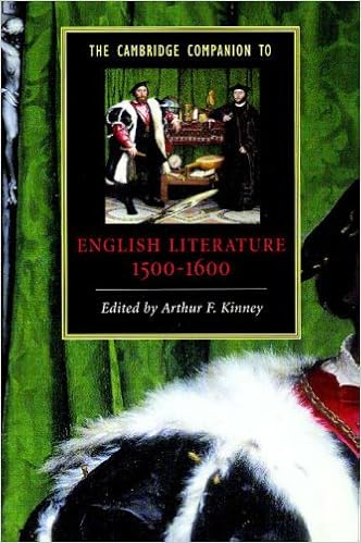 The Cambridge Companion To English Literature 1500 1600 Amazon