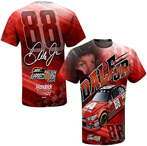 Dale Earnhardt Jr Sublimated Axalta Homestead Miami Last Ride NASCAR T-Shirt (XLarge)
