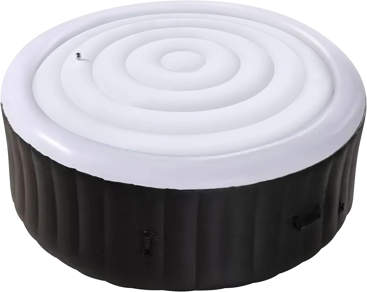 4.5 Ft Inflatable Round Hot Tub Cover - Energy Saving Spa Lid - Outdoor Spa Tub Lid for Insulated Thermal Bathtub