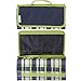 La Vita di Sole 80-by-60-Inch Picnic Blanket with Tote, Blue and Green Plaid