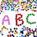 Mnixy Mixed Colours Pompoms for Crafts and Hobby Supplies (0.5 Inches, 1000 Pieces)