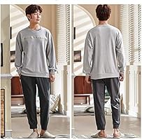 طقم ملابس نوم رجالي 99 قطن بأكمام