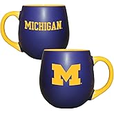 Michigan Wolverines 18oz Ceramic Welcome Mug, Blue, Gold