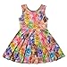 Jxstar cat Party Supplies Girls Dresses Size 6 Little Girl Dress Girls Clothes Size 7 Elementary School Cat 130