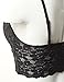 Fifth Parallel Threads FPT Strappy Lace Front Pullover Bralette, Bwpeper089_black, Small