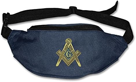 Yahui Masonic Symbol Waist Bag Fanny Pack / Hip Pack Bum Bag For Man Women Sports Travel Running Hiking / Money IPhone 6 / 7 6S / 7S Plus Samsung S5/S6