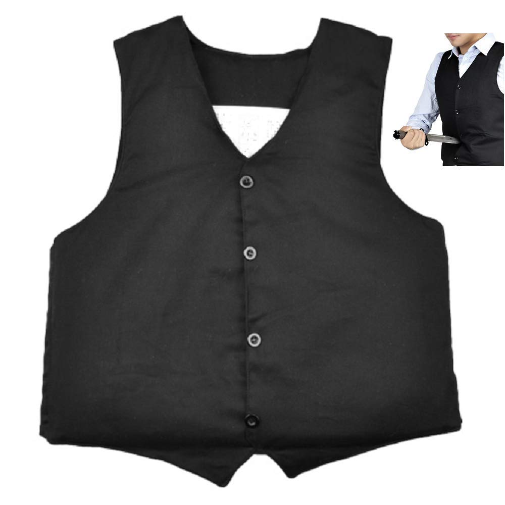 Gold-Shield STAB PROOF VEST - 20 PE Stab Proof Plates/Front & Back Protection/Lightweight at 2.5KG (One Size：M-3XL)