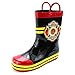 Fireman Firefighter Boys Girls Costume Style Rain Boots (Toddler/Little Kid)