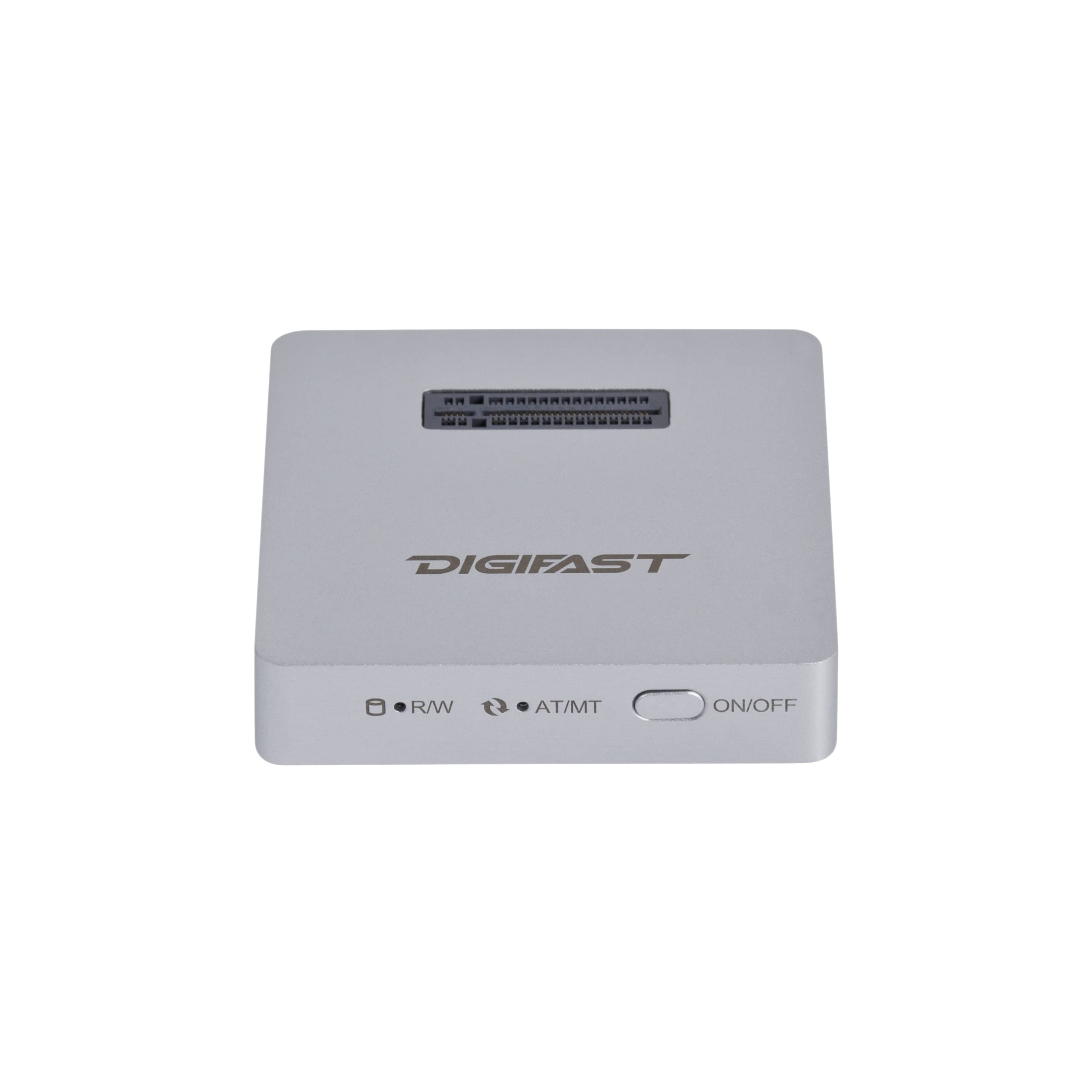 Digifast M.2 NVMe SSD Docking Base, USB3.2 GEN2 Type-C (10 Gbps), Lightweight, Portable Design - Silver