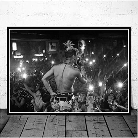 Yhnjikl Affiche Nouveau Rip Xxxtentacion Lutte Citation Rappeur Chanteur Star Wall Art Toile Peinture Mur Photos Pour Le Salon Decor A La Maison 40x60cm Sans Cadre Amazon Fr Cuisine Maison