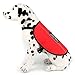Plutus Pet Emotional Support Dog Vest with Reflective Straps,Bright Red Fabric&Mesh Harness with 2 Free Removable Embroidery Emotional Support Animal Patches,XS,Girth 14-18