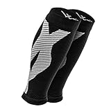 Calf Compression Sleeves (1-Pair): Premium Leg Compression Socks For Men & Women. Guaranteed Performance - Best Support Brace For Running, Shin Splints, Cross Training, Pain Relief, & More!