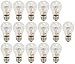 GE A15 Clear Ceiling Fan Bulbs 60W 650 Lumens (16)