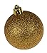 Clever Creations Shatterproof Christmas Tree Ornaments Large 60mm Colored Variety Pack Christmas Decor | 24 Piece Set Perfect for Christmas Decorations Parent (Gold)