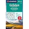 KOMPASS Wanderkarte 616 Gröden, Val Gardena, Sella, Canazei, 1:25000: Wanderkarte mit Radrouten. GPS-genau. Landkaart – Gevouwen Kaart, 3 augustus 2022