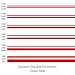 1060 Graphics Double Pinstripes (Red) 1/8" 1/16" 3/16" 3/32" 5/8" 1/4" 1/2" 3/4" inch Widths/auto car Truck pinstriping Vinyl Tape Decal 1/8" - 1/8" - 1/4" (12' ft. Length)