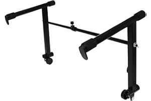CIMAXIC 1Set Double Braced Keyboard Stand for Digital Pianos Adjustable and Portable Bracket for Electronic Keyboards Practical Desktop Support for Musicians