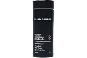 Blind Barber 80 Proof Texturizing Powder - Hair Styling Texture Powder for Men - Builds Weightless Volume - Matte Finish - Medium-to-Strong Hold Hair Products (0.5 oz)