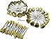 SHINA 45 PC Brass Wire Wheel Brushes for Accessories Rotary Tools Polish Clean