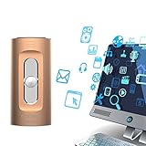 iPhone USB Flash Drive 32 GB, GUORUI IOS USB Flash drive 3.0 Jump Thumb Pen Drive Lightning Memory Stick for Apple IOS Android Computers
