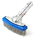 Aquatix Pro Heavy Duty Pool Brush, Durable 5" Swimming Pool Cleaner Brush Best for Tackling Stubborn Stains, Aluminium Handle & Stainless Steel Bristles, Suitable for Concrete & Gunite Pools. primary