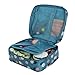ITraveller Itraveller Printed Multifunction Portable Travel Toiletry Bag Cosmetic Makeup Pouch Case Organizer for Travel (Blue Flowers)