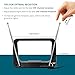 ANTOP Ring AT-210 Indoor TV Antenna - Multi-Directional Reception, Hairline Black, 4K UHD Ready - HDTV Antenna, 35 Mile, 6' Cable